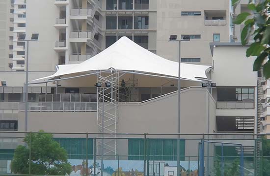 池州膜结构自行车棚